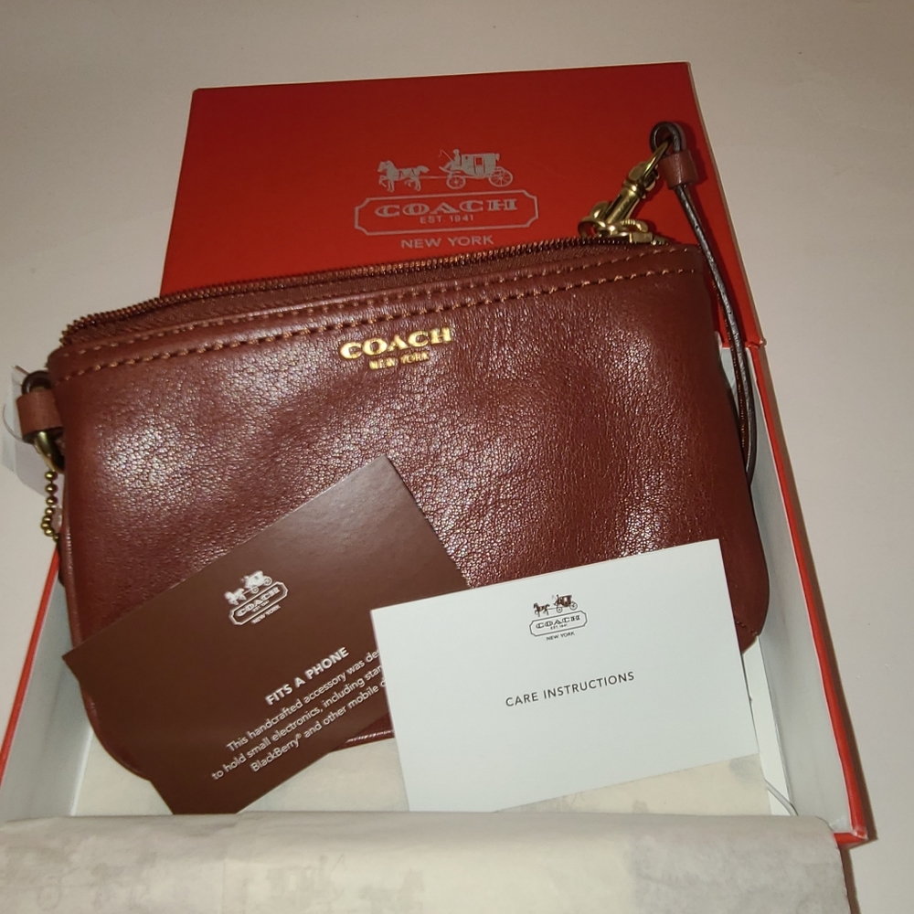 New Coach wristlet